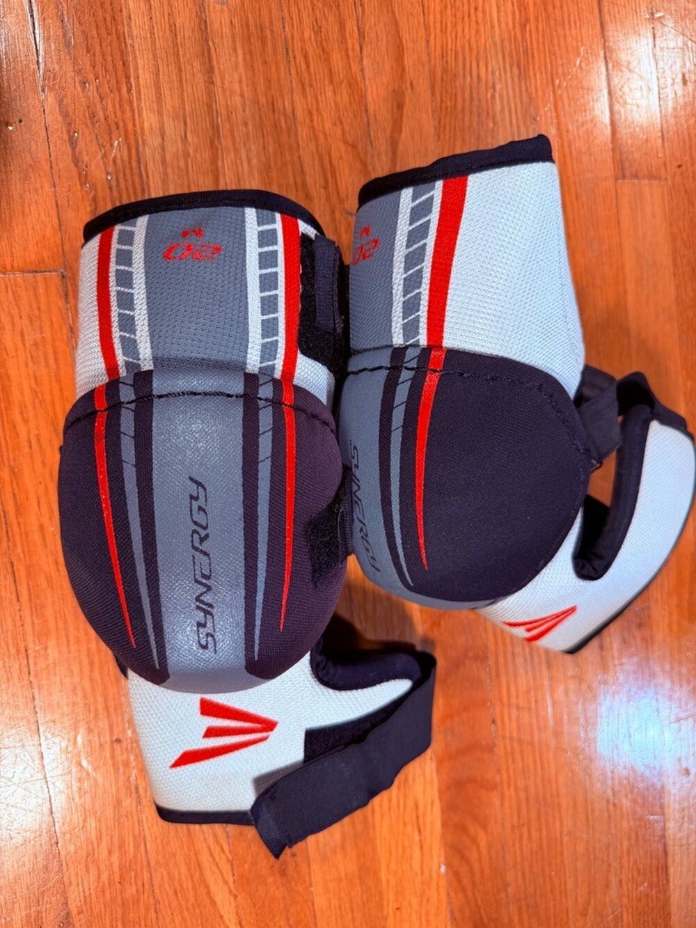 Easton Synergy 20 Hard-Shell Hockey Elbow Pads, Senior Large